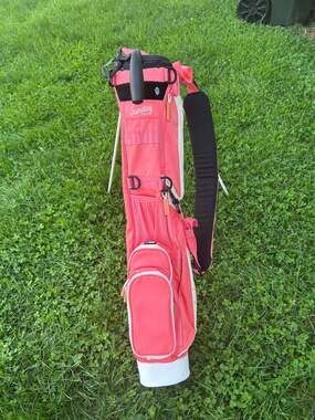 Sunday Golf Loma XL Stand Bag Coral Pink